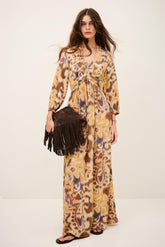 Open-Back Maxi Dress Molina Yellow | ba&sh Clothing