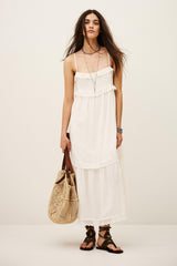 Elegant Midi Dress Penny Off-White | ba&sh Clothing