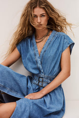Midi Dress Love Blue | ba&sh Clothing|Sale