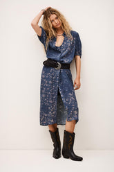 Dress Norma Blue | ba&sh Clothing|Sale