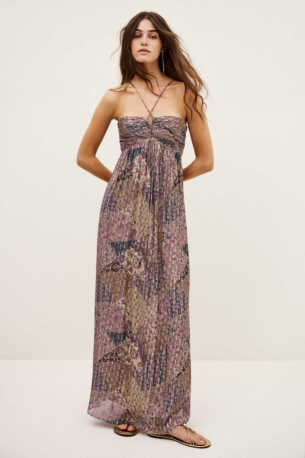 Maxi Dress Pietra Pink | ba&sh Clothing