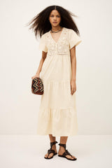 Midi Dress Sandy Off-White | ba&sh Clothing