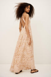 Open Back Maxi Dress Natz Off-White | ba&sh Clothing|Sale