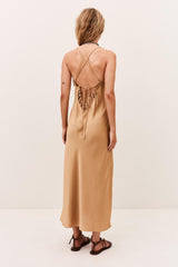 Midi Dress Ciana Brown | ba&sh Clothing