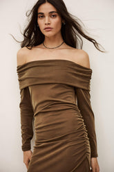 Dress Bettina Brown | ba&sh Clothing|Sale