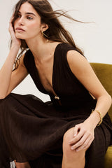 Maxi Dress Tania Brown | ba&sh Clothing