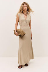 Knit Dress Pasqualina Gold | ba&sh Clothing