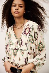 Midi Dress Oelia Off-White | ba&sh Clothing