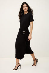 Draped Midi Dress Galtea Black | ba&sh Clothing|Sale