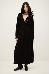Elegant Midi Dress Ambra Black | ba&sh Clothing|Sale