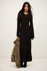 Maxi Knit Dress Zimmie Black | ba&sh Clothing