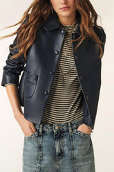 Buttoned Jacket Milos Blue | ba&sh Sale
