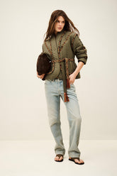 Jacket Cocoon Green | ba&sh Sale|Clothing