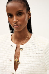 Decorative Knit Cardigan Gaspard Off-White | ba&sh Sale|Clothing