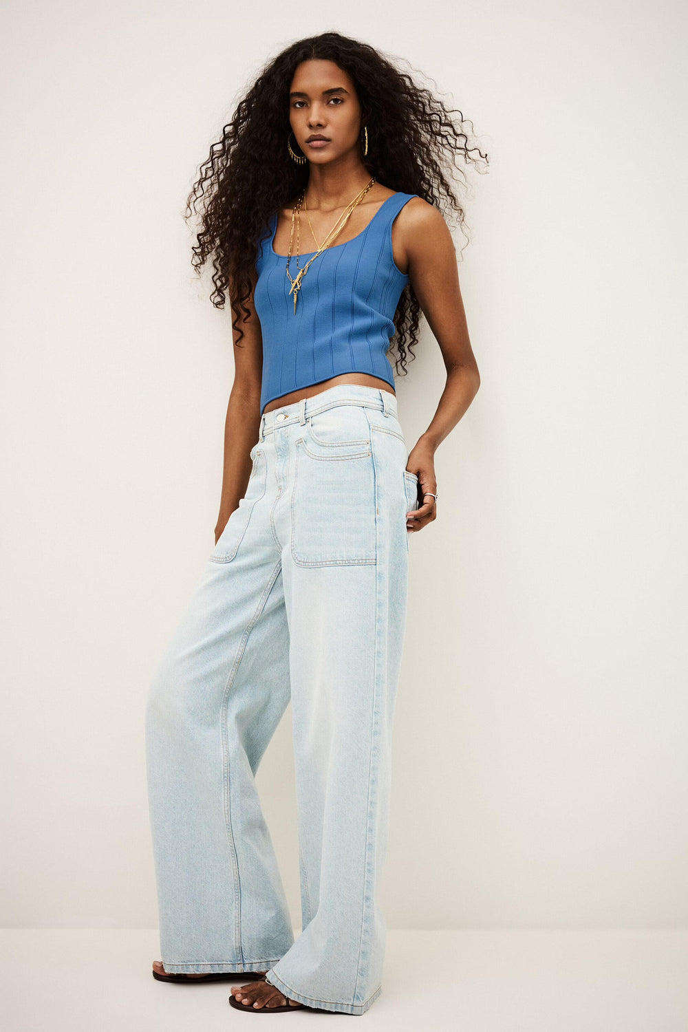 Knit Top Chila Blue | ba&sh Sale|Clothing