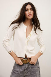 Cardigan Bijot Off-White | ba&sh Sale|Clothing