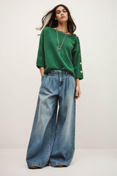 Jumper Classy Green | ba&sh Sale|Clothing