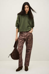 Loose-Fit Hooded Sweatshirt Moby Green | ba&sh Sale|Clothing