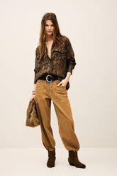 Bohemian Oversize Shirt Tao Green | ba&sh Sale|Clothing