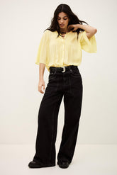 Flowy Shirt Barna Yellow | ba&sh Sale