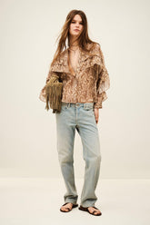 Classic Ruffle Shirt Tunella Off-White | ba&sh Sale|Clothing