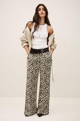 Loose-Fit Patterned Pants Plyde Off-White | ba&sh Sale|Clothing