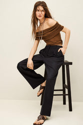 Wide-Leg Wool Pants Nani Blue | ba&sh Sale|Clothing
