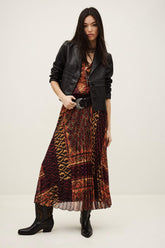 Patterned Midi Skirt Olgia Red | ba&sh Sale|Clothing
