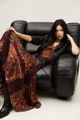 Patterned Midi Skirt Olgia Red | ba&sh Sale|Clothing