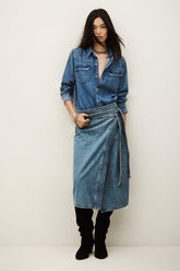 Skirt Timy Blue | ba&sh Sale|Clothing