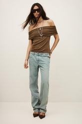 Top Bene Brown | ba&sh Sale|Clothing