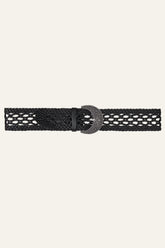 Braided Leather Belt Balmy Black | ba&sh Sale|Shoes & Accessories
