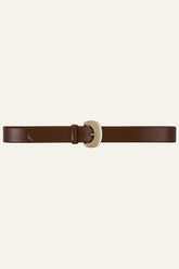 Leather Belt Brad Brown | ba&sh Sale|Shoes & Accessories
