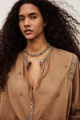Embroidered Shirt Dalila Beige | ba&sh Clothing