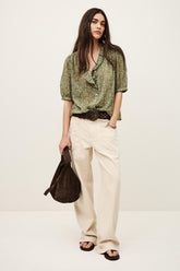 Patterned Shirt Physalys Green | ba&sh Clothing