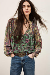 Loose Blouse Pamila Green | ba&sh Clothing