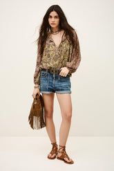 Loose Blouse Pamila Yellow | ba&sh Clothing