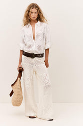 3/4-Sleeved Shirt Muriel Off-White | ba&sh Clothing