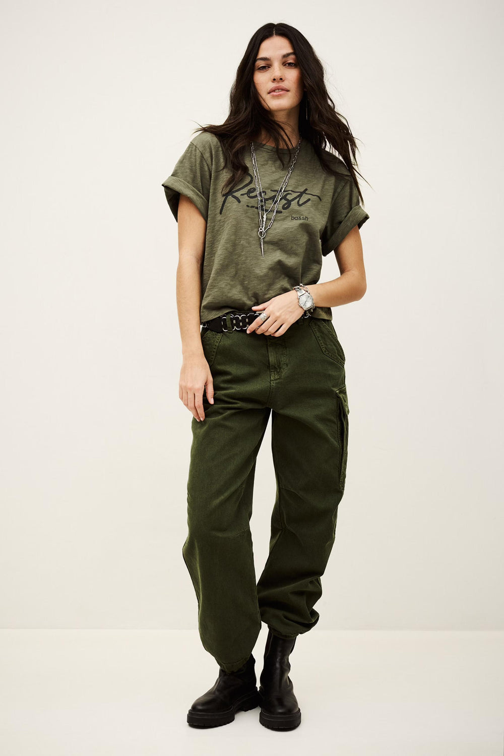 Charity T-Shirt Vero Green | ba&sh Clothing