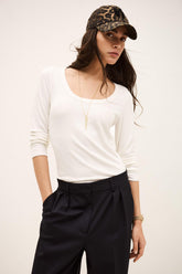 T-Shirt Luisa Off-White | ba&sh Clothing