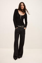 T-Shirt Luisa Black | ba&sh Clothing