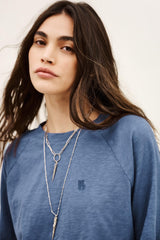 Cotton T-Shirt Vany Blue | ba&sh Clothing