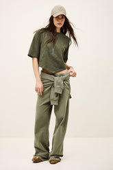 Cotton T-Shirt Vany Green | ba&sh Clothing