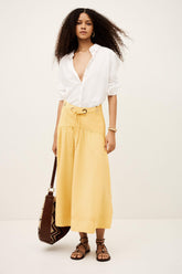 Midi Skirt Donia Yellow | ba&sh Clothing
