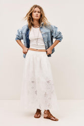 Maxi Skirt Mona Off-White | ba&sh Clothing