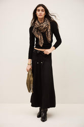 Waisted Midi Skirt Ponia Black | ba&sh Clothing