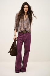 Wide-Leg Jeans Boney Purple | ba&sh Clothing