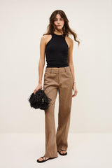 Straight Cut Pants Cista Brown | ba&sh Clothing