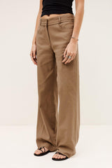 Straight Cut Pants Cista Brown | ba&sh Clothing