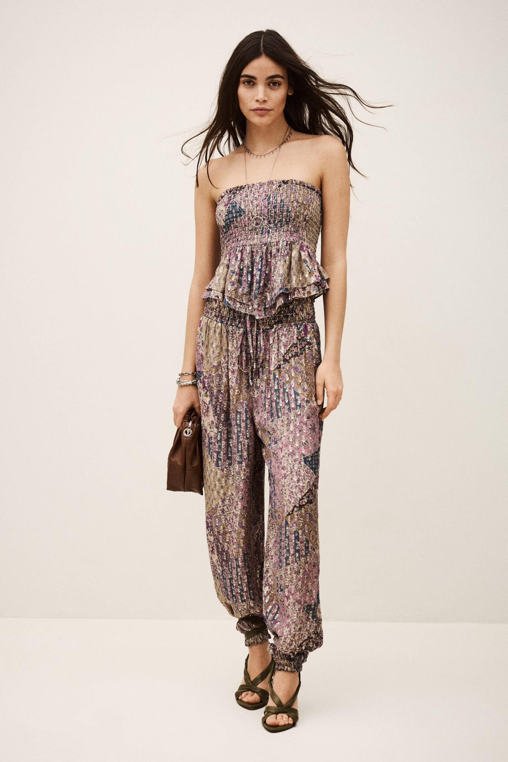 Wide-Leg Pants Parsy Pink | ba&sh Clothing